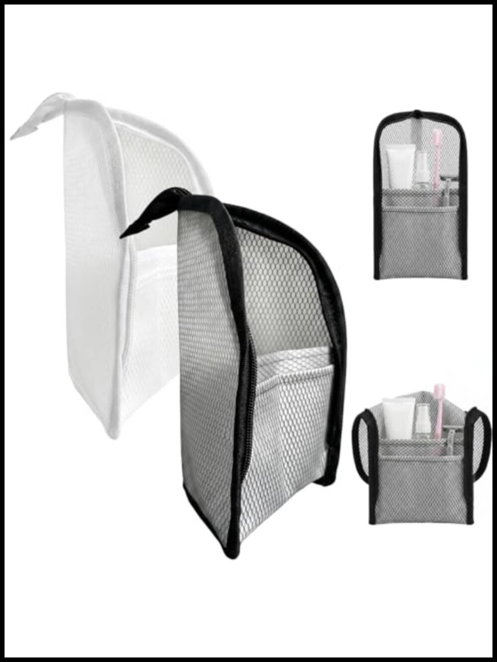 Standing Toiletry Bag Portable Lightweight Travel Makeup Bag